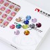 DZ 4041 10 mm  rivoli  shape crystal  flat back stone 